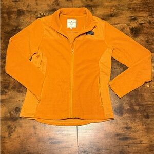 Women's Orange Simply Southern Fleece Jacket
